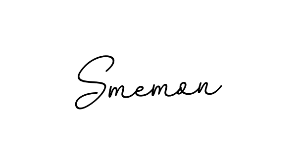 How to Draw Smemon signature style? BallpointsItalic-DORy9 is a latest design signature styles for name Smemon. Smemon signature style 11 images and pictures png
