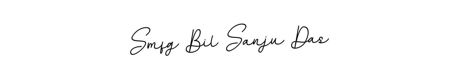 How to make Smfg Bil Sanju Das name signature. Use BallpointsItalic-DORy9 style for creating short signs online. This is the latest handwritten sign. Smfg Bil Sanju Das signature style 11 images and pictures png