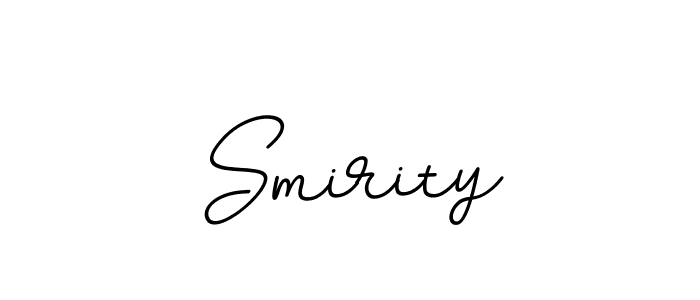 Design your own signature with our free online signature maker. With this signature software, you can create a handwritten (BallpointsItalic-DORy9) signature for name Smirity. Smirity signature style 11 images and pictures png