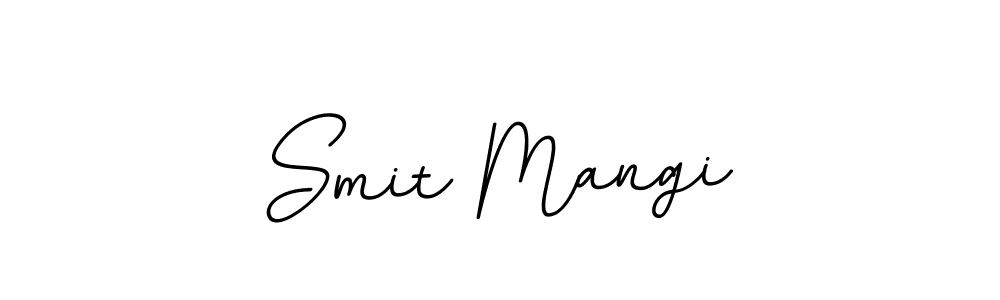 You should practise on your own different ways (BallpointsItalic-DORy9) to write your name (Smit Mangi) in signature. don't let someone else do it for you. Smit Mangi signature style 11 images and pictures png