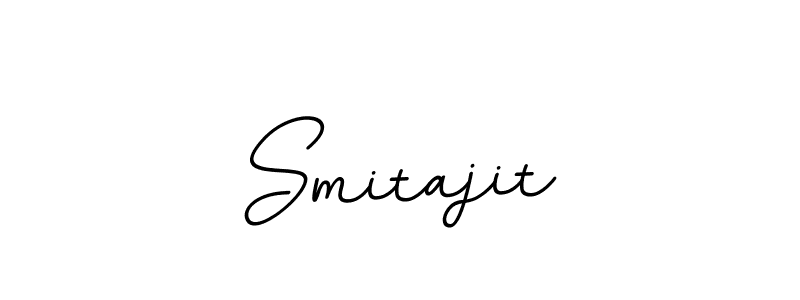 The best way (BallpointsItalic-DORy9) to make a short signature is to pick only two or three words in your name. The name Smitajit include a total of six letters. For converting this name. Smitajit signature style 11 images and pictures png