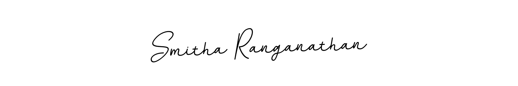 Make a beautiful signature design for name Smitha Ranganathan. With this signature (BallpointsItalic-DORy9) style, you can create a handwritten signature for free. Smitha Ranganathan signature style 11 images and pictures png