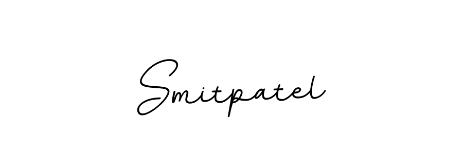 Design your own signature with our free online signature maker. With this signature software, you can create a handwritten (BallpointsItalic-DORy9) signature for name Smitpatel. Smitpatel signature style 11 images and pictures png