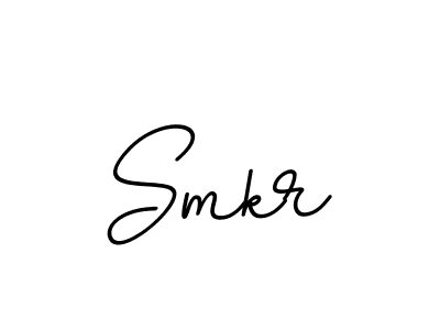 How to make Smkr name signature. Use BallpointsItalic-DORy9 style for creating short signs online. This is the latest handwritten sign. Smkr signature style 11 images and pictures png