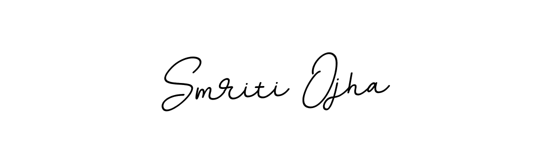 Use a signature maker to create a handwritten signature online. With this signature software, you can design (BallpointsItalic-DORy9) your own signature for name Smriti Ojha. Smriti Ojha signature style 11 images and pictures png