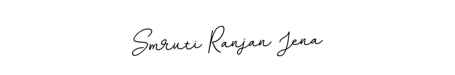This is the best signature style for the Smruti Ranjan Jena name. Also you like these signature font (BallpointsItalic-DORy9). Mix name signature. Smruti Ranjan Jena signature style 11 images and pictures png
