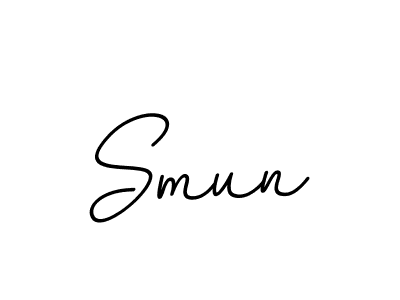 Make a beautiful signature design for name Smun. With this signature (BallpointsItalic-DORy9) style, you can create a handwritten signature for free. Smun signature style 11 images and pictures png