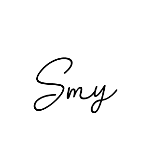 Smy stylish signature style. Best Handwritten Sign (BallpointsItalic-DORy9) for my name. Handwritten Signature Collection Ideas for my name Smy. Smy signature style 11 images and pictures png