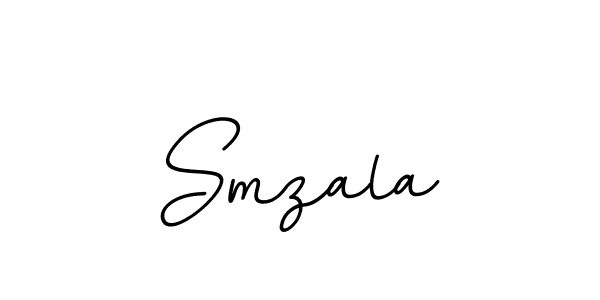 Make a beautiful signature design for name Smzala. With this signature (BallpointsItalic-DORy9) style, you can create a handwritten signature for free. Smzala signature style 11 images and pictures png