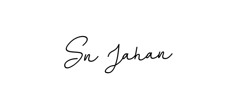 Make a beautiful signature design for name Sn Jahan. With this signature (BallpointsItalic-DORy9) style, you can create a handwritten signature for free. Sn Jahan signature style 11 images and pictures png