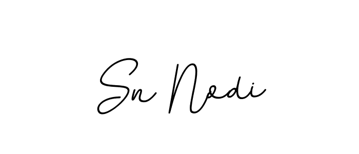 Use a signature maker to create a handwritten signature online. With this signature software, you can design (BallpointsItalic-DORy9) your own signature for name Sn Nodi. Sn Nodi signature style 11 images and pictures png