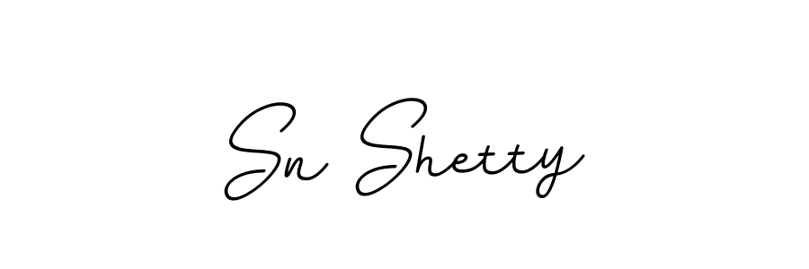 The best way (BallpointsItalic-DORy9) to make a short signature is to pick only two or three words in your name. The name Sn Shetty include a total of six letters. For converting this name. Sn Shetty signature style 11 images and pictures png