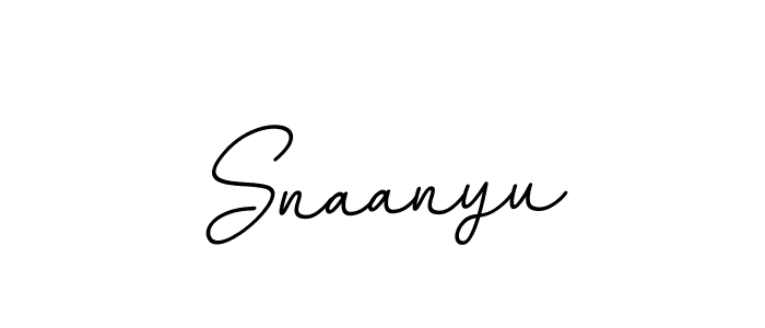 Use a signature maker to create a handwritten signature online. With this signature software, you can design (BallpointsItalic-DORy9) your own signature for name Snaanyu. Snaanyu signature style 11 images and pictures png