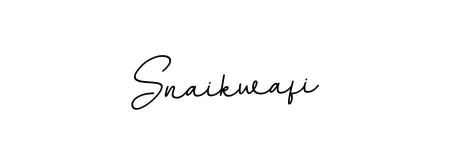How to make Snaikwafi signature? BallpointsItalic-DORy9 is a professional autograph style. Create handwritten signature for Snaikwafi name. Snaikwafi signature style 11 images and pictures png