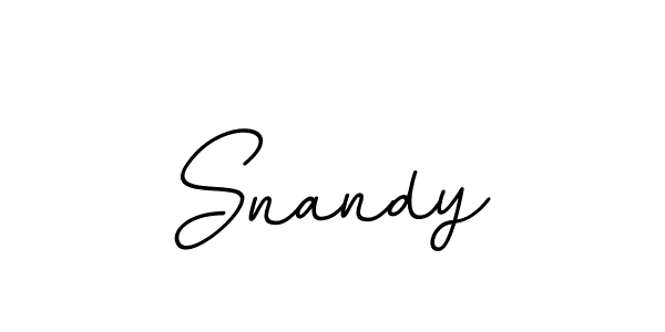 How to make Snandy name signature. Use BallpointsItalic-DORy9 style for creating short signs online. This is the latest handwritten sign. Snandy signature style 11 images and pictures png