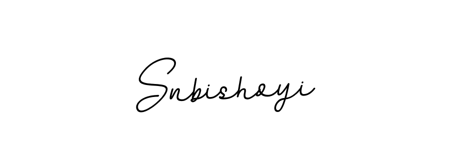 How to make Snbishoyi name signature. Use BallpointsItalic-DORy9 style for creating short signs online. This is the latest handwritten sign. Snbishoyi signature style 11 images and pictures png