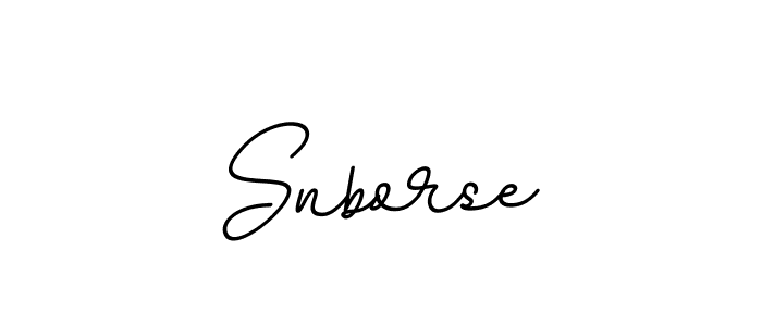 Use a signature maker to create a handwritten signature online. With this signature software, you can design (BallpointsItalic-DORy9) your own signature for name Snborse. Snborse signature style 11 images and pictures png