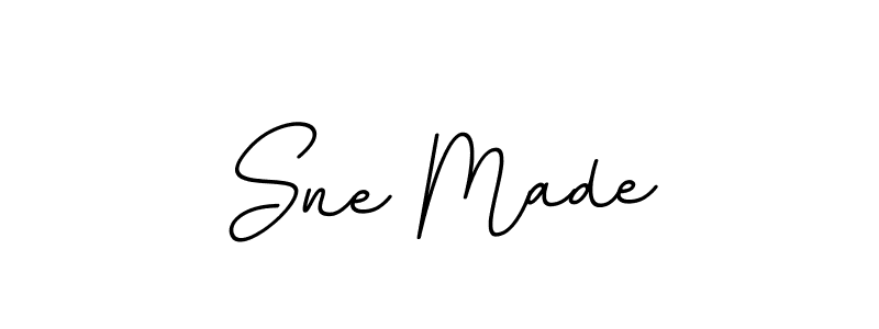 Sne Made stylish signature style. Best Handwritten Sign (BallpointsItalic-DORy9) for my name. Handwritten Signature Collection Ideas for my name Sne Made. Sne Made signature style 11 images and pictures png