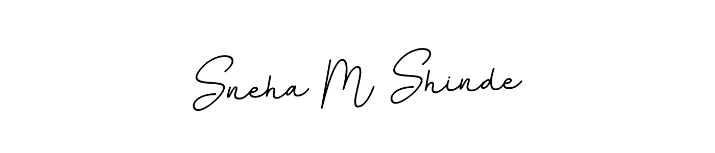 The best way (BallpointsItalic-DORy9) to make a short signature is to pick only two or three words in your name. The name Sneha M Shinde include a total of six letters. For converting this name. Sneha M Shinde signature style 11 images and pictures png