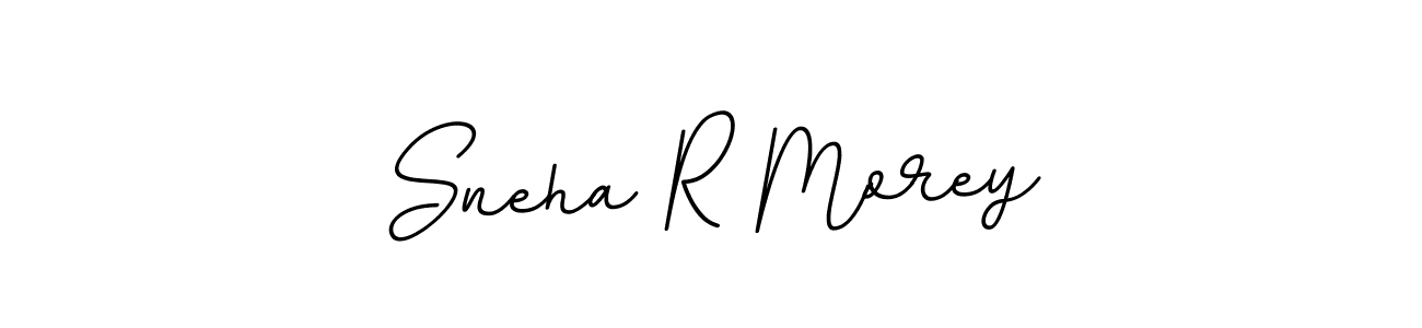 Make a beautiful signature design for name Sneha R Morey. With this signature (BallpointsItalic-DORy9) style, you can create a handwritten signature for free. Sneha R Morey signature style 11 images and pictures png