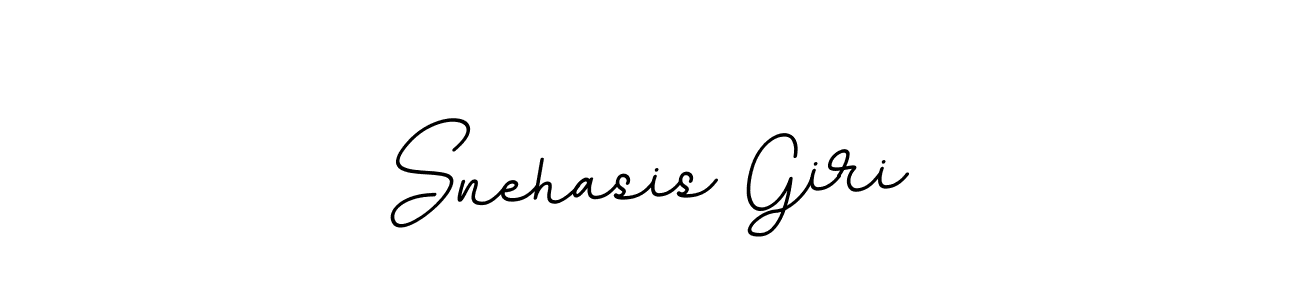 How to make Snehasis Giri name signature. Use BallpointsItalic-DORy9 style for creating short signs online. This is the latest handwritten sign. Snehasis Giri signature style 11 images and pictures png