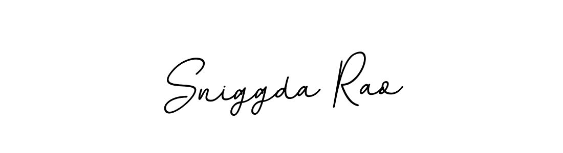 Make a beautiful signature design for name Sniggda Rao. With this signature (BallpointsItalic-DORy9) style, you can create a handwritten signature for free. Sniggda Rao signature style 11 images and pictures png
