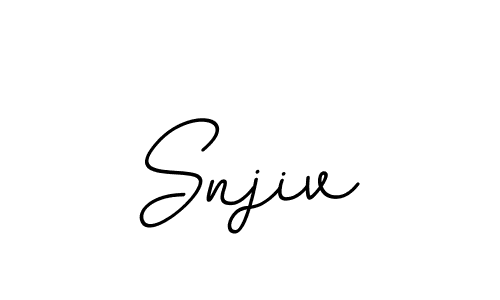 The best way (BallpointsItalic-DORy9) to make a short signature is to pick only two or three words in your name. The name Snjiv include a total of six letters. For converting this name. Snjiv signature style 11 images and pictures png