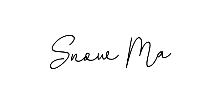 Design your own signature with our free online signature maker. With this signature software, you can create a handwritten (BallpointsItalic-DORy9) signature for name Snow Ma. Snow Ma signature style 11 images and pictures png