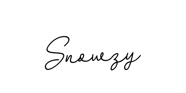 Make a beautiful signature design for name Snowzy. With this signature (BallpointsItalic-DORy9) style, you can create a handwritten signature for free. Snowzy signature style 11 images and pictures png