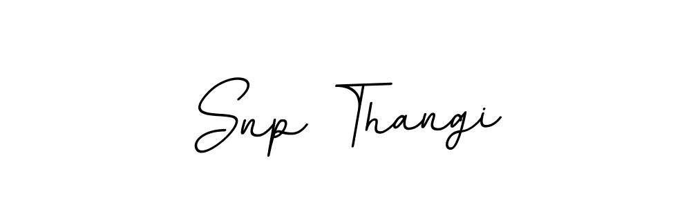 Design your own signature with our free online signature maker. With this signature software, you can create a handwritten (BallpointsItalic-DORy9) signature for name Snp Thangi. Snp Thangi signature style 11 images and pictures png