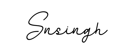 Try this chic Snsingh handwritten sign style. Using BallpointsItalic-DORy9 font elements, it gives your name a sleek, memorable identity. Snsingh signature style 11 images and pictures png