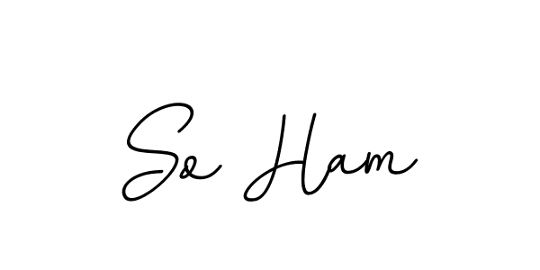 You should practise on your own different ways (BallpointsItalic-DORy9) to write your name (So Ham) in signature. don't let someone else do it for you. So Ham signature style 11 images and pictures png