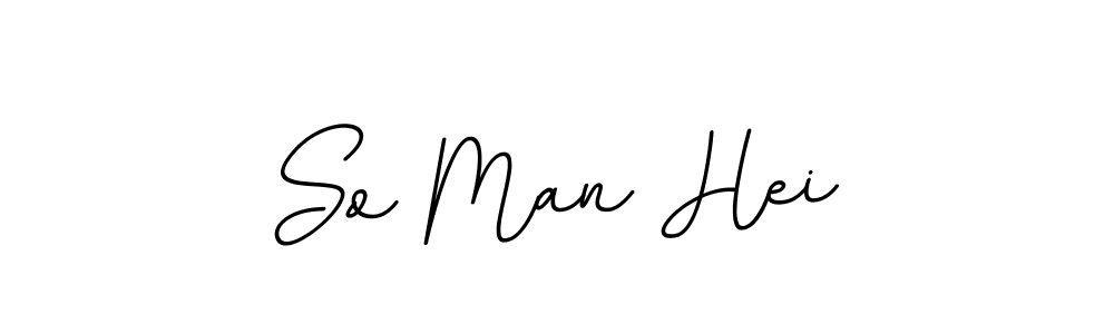 if you are searching for the best signature style for your name So Man Hei. so please give up your signature search. here we have designed multiple signature styles  using BallpointsItalic-DORy9. So Man Hei signature style 11 images and pictures png