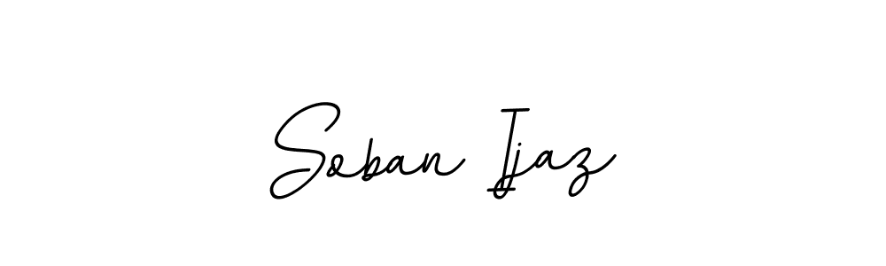 How to make Soban Ijaz signature? BallpointsItalic-DORy9 is a professional autograph style. Create handwritten signature for Soban Ijaz name. Soban Ijaz signature style 11 images and pictures png