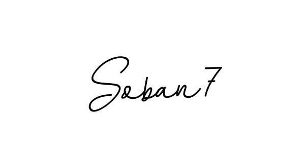 Also You can easily find your signature by using the search form. We will create Soban7 name handwritten signature images for you free of cost using BallpointsItalic-DORy9 sign style. Soban7 signature style 11 images and pictures png