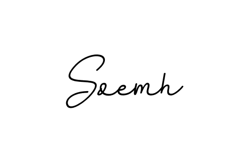 The best way (BallpointsItalic-DORy9) to make a short signature is to pick only two or three words in your name. The name Soemh include a total of six letters. For converting this name. Soemh signature style 11 images and pictures png