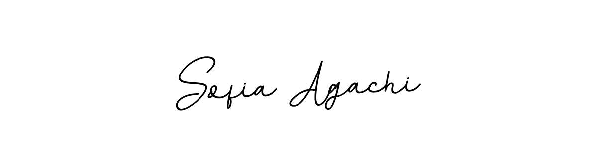 Use a signature maker to create a handwritten signature online. With this signature software, you can design (BallpointsItalic-DORy9) your own signature for name Sofia Agachi. Sofia Agachi signature style 11 images and pictures png