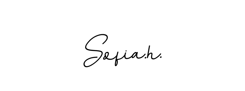 It looks lik you need a new signature style for name Sofia.h.. Design unique handwritten (BallpointsItalic-DORy9) signature with our free signature maker in just a few clicks. Sofia.h. signature style 11 images and pictures png