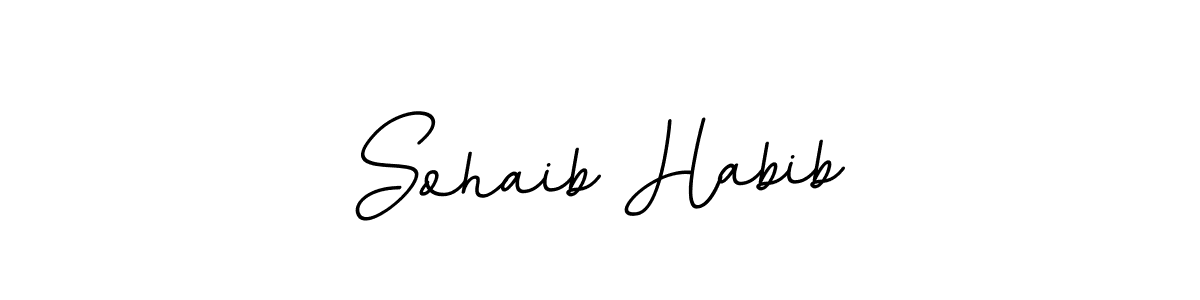 Also You can easily find your signature by using the search form. We will create Sohaib Habib name handwritten signature images for you free of cost using BallpointsItalic-DORy9 sign style. Sohaib Habib signature style 11 images and pictures png