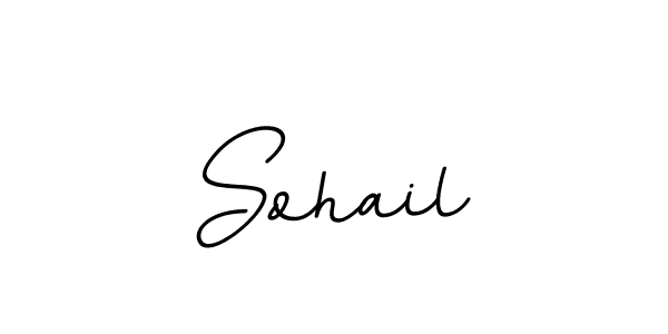 Make a beautiful signature design for name Sohail. With this signature (BallpointsItalic-DORy9) style, you can create a handwritten signature for free. Sohail signature style 11 images and pictures png