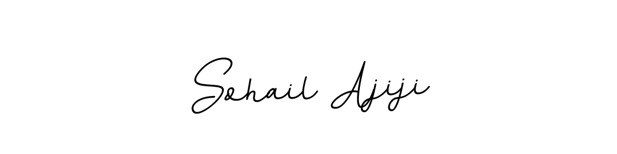 The best way (BallpointsItalic-DORy9) to make a short signature is to pick only two or three words in your name. The name Sohail Ajiji include a total of six letters. For converting this name. Sohail Ajiji signature style 11 images and pictures png