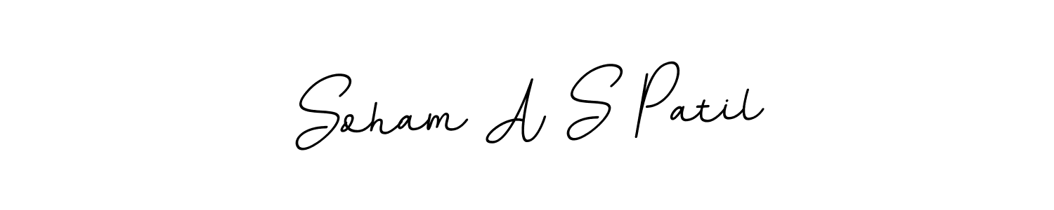 if you are searching for the best signature style for your name Soham A S Patil. so please give up your signature search. here we have designed multiple signature styles  using BallpointsItalic-DORy9. Soham A S Patil signature style 11 images and pictures png