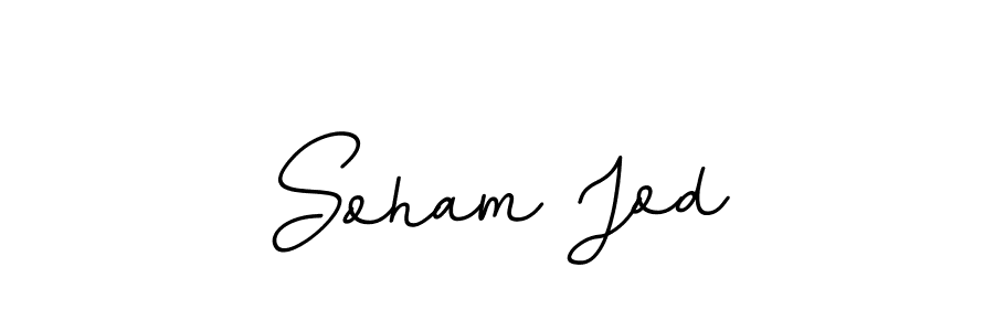 Create a beautiful signature design for name Soham Jod. With this signature (BallpointsItalic-DORy9) fonts, you can make a handwritten signature for free. Soham Jod signature style 11 images and pictures png