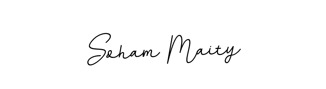 You should practise on your own different ways (BallpointsItalic-DORy9) to write your name (Soham Maity) in signature. don't let someone else do it for you. Soham Maity signature style 11 images and pictures png