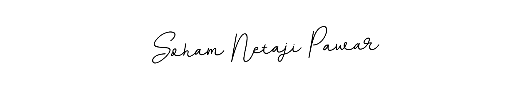 The best way (BallpointsItalic-DORy9) to make a short signature is to pick only two or three words in your name. The name Soham Netaji Pawar include a total of six letters. For converting this name. Soham Netaji Pawar signature style 11 images and pictures png