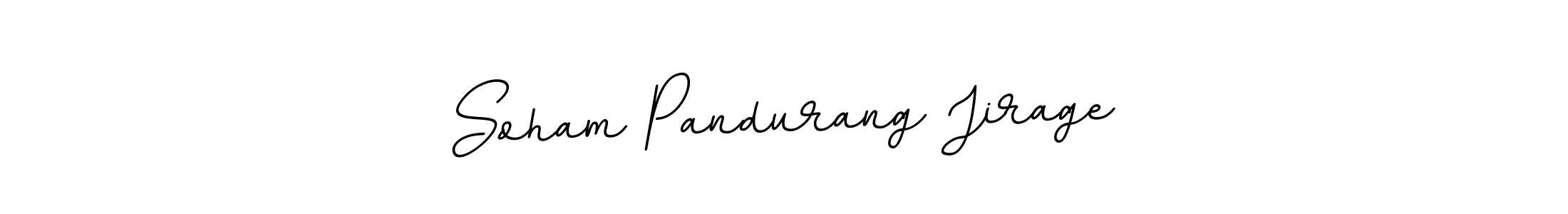 You can use this online signature creator to create a handwritten signature for the name Soham Pandurang Jirage. This is the best online autograph maker. Soham Pandurang Jirage signature style 11 images and pictures png