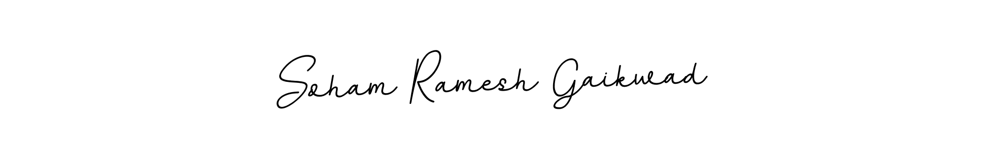 The best way (BallpointsItalic-DORy9) to make a short signature is to pick only two or three words in your name. The name Soham Ramesh Gaikwad include a total of six letters. For converting this name. Soham Ramesh Gaikwad signature style 11 images and pictures png