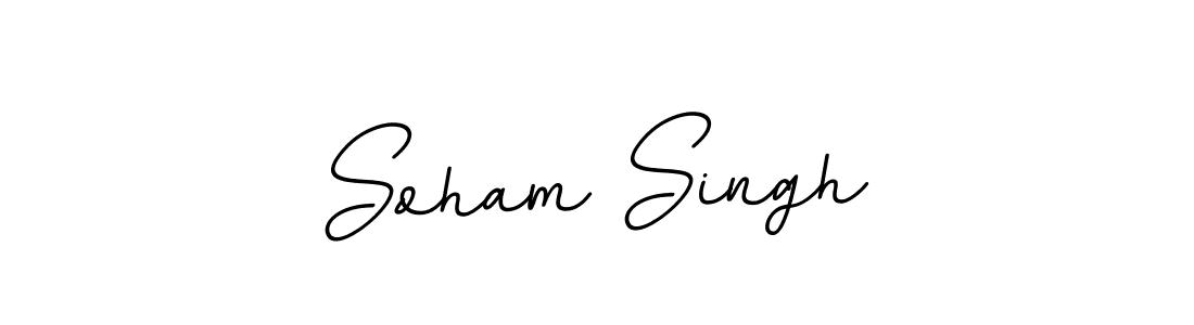 Use a signature maker to create a handwritten signature online. With this signature software, you can design (BallpointsItalic-DORy9) your own signature for name Soham Singh. Soham Singh signature style 11 images and pictures png