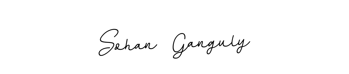 This is the best signature style for the Sohan  Ganguly name. Also you like these signature font (BallpointsItalic-DORy9). Mix name signature. Sohan  Ganguly signature style 11 images and pictures png