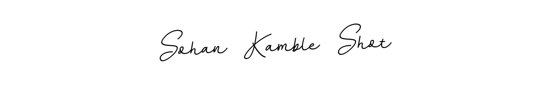 Use a signature maker to create a handwritten signature online. With this signature software, you can design (BallpointsItalic-DORy9) your own signature for name Sohan  Kamble  Shot. Sohan  Kamble  Shot signature style 11 images and pictures png